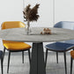 Extendable Round Dining Table Modern Sintered Stone Top Table with Black Pedestal Clearhalo ' dining_table' 'Dining Tables & Seating' 'Dining Tables' 'furn' 'furn_dining_table' 'Furniture' 'furniture_dining_table' 'Kitchen & Dining Furniture' 'kitchen&dining_furn' 'kitchen' 'kitchen_dining_table' 1200x1200_92668360-cddb-44da-95cf-12a83a1521ff