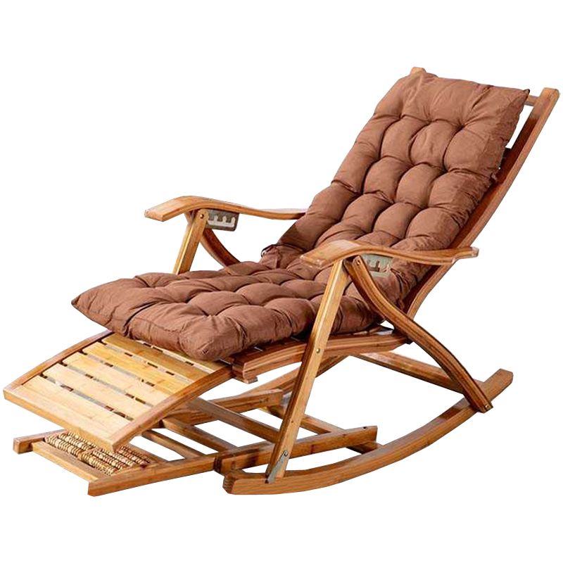 Brown Modern Rocker Chair Wood Reclining Rocking Chair with Tufted Clearhalo 'Chairs & Seating' 'furn' 'furn_rocking_chairs' 'Furniture' 'Living Room Furniture' 'Rocking Chairs' 'rocking_chairs' 1200x1200_9266c784-1e04-40ff-8a2e-72d877338a69