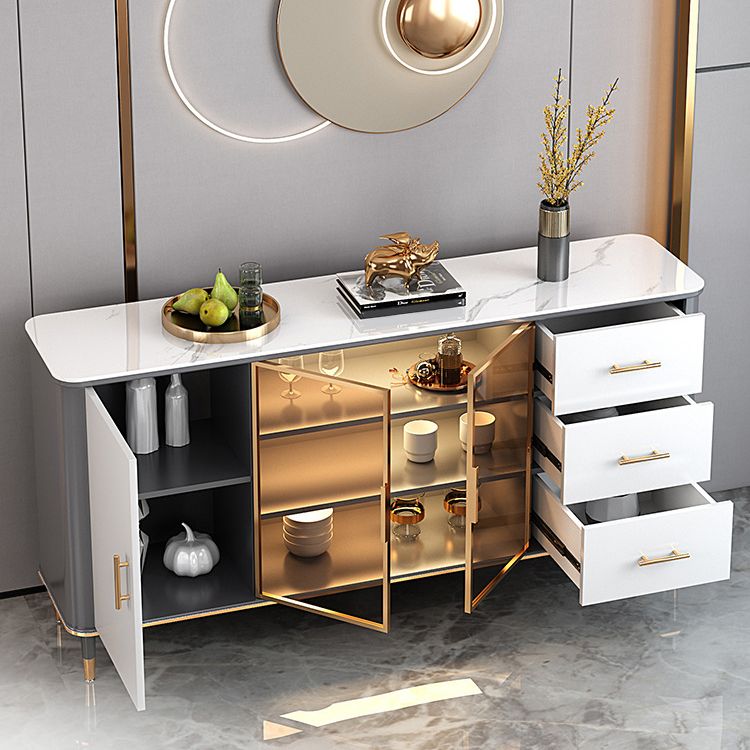 Glam Dining Room Sideboard Cassetti da tavolo e sideboard