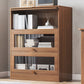 Contemporary Barrister Brown Bookshelf Engineered Wood Closed Back Shelf with Door Clearhalo 'Bookcases' 'furn' 'furn_bookcases' 'Furniture' 'furniture_bookcases' 'kitchen' 'kitchen_bookcases' 'Living Room Furniture' 'Office Furniture' 1200x1200_926a1680-c8ac-46cf-a509-e86b4ef71cd1
