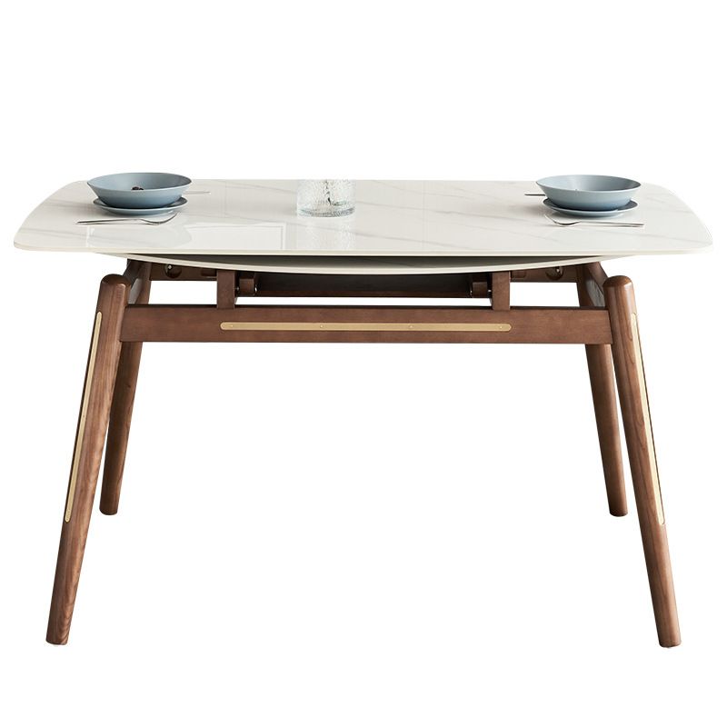 Modern Dining Round Table Sintered Stone Table with 4 Legs for Home Clearhalo 'Dining Tables & Seating' 'Dining Tables' 'dining_table' 'furn' 'furn_dining_table' 'Furniture' 'Kitchen & Dining Furniture' 1200x1200_926b944d-08ef-441d-bb7c-da4e87d8e355