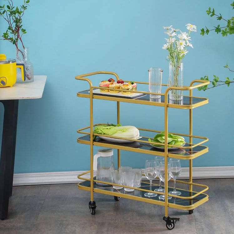 Modern Rolling Prep Table Metal Rectangular Prep Table for Home Use Clearhalo 'furn' 'furn_kitchen_islands_carts' 'Furniture' 'Kitchen & Dining Furniture' 'Kitchen Islands & Carts' 'kitchen_islands_carts' 1200x1200_926d09b5-9f32-4a78-bf1c-87718a509e07