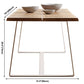 Minimalist Wood Rectangle Shape Dining Table Kitchen Standard Dining Table with Trestle Base Clearhalo ' dining_table' 'Dining Tables & Seating' 'Dining Tables' 'furn' 'furn_dining_table' 'Furniture' 'furniture_dining_table' 'Kitchen & Dining Furniture' 'kitchen&dining_furn' 'kitchen' 'kitchen_dining_table' 1200x1200_926e0389-ac98-4cc2-9e33-2daa3b35ab11