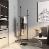 Rack de manteau en métal moderne 2 HACKS HALS HALL avec étagères de rangement