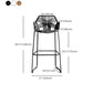 Modern Counter Bar Stool Plastic Armed Bar Stool with Footrest and Backrest Clearhalo 'Bar Furniture' 'Bar Stools' 'bar_stools' 'furn' 'furn_bar_stools' 'furniture_bar_stools' 'Kitchen & Dining Furniture' 'kitchen&dining_furn' 'kitchen' 'kitchen_furn' Furniture' 1200x1200_9272502e-43d3-4adf-a3fc-dff4f2d05920