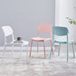 Modern Style Open Back Chair Kitchen Armless Chair with Plastic Legs Clearhalo 'Dining Chairs' 'Dining Tables & Seating' 'dining_chair' 'furn' 'furn_dining_chair' 'Furniture' 'furniture_dining_chair' 'Kitchen & Dining Furniture' 1200x1200_92729d76-2c02-4f6d-8dfc-83bc5b7a6441