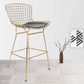 Contemporary Rectangle Bar and Counter Stool Metal Stool with 4 Legs Clearhalo 'Bar Furniture' 'Bar Stools' 'bar_stools' 'furn' 'furn_bar_stools' 'Furniture' 'furniture_bar_stools' 'Kitchen & Dining Furniture' 1200x1200_9273f694-3206-4ac1-bc22-a56146bdd76d