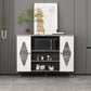 Schedate sideboard Glam Stone Scaffali per sala da pranzo Sideboard