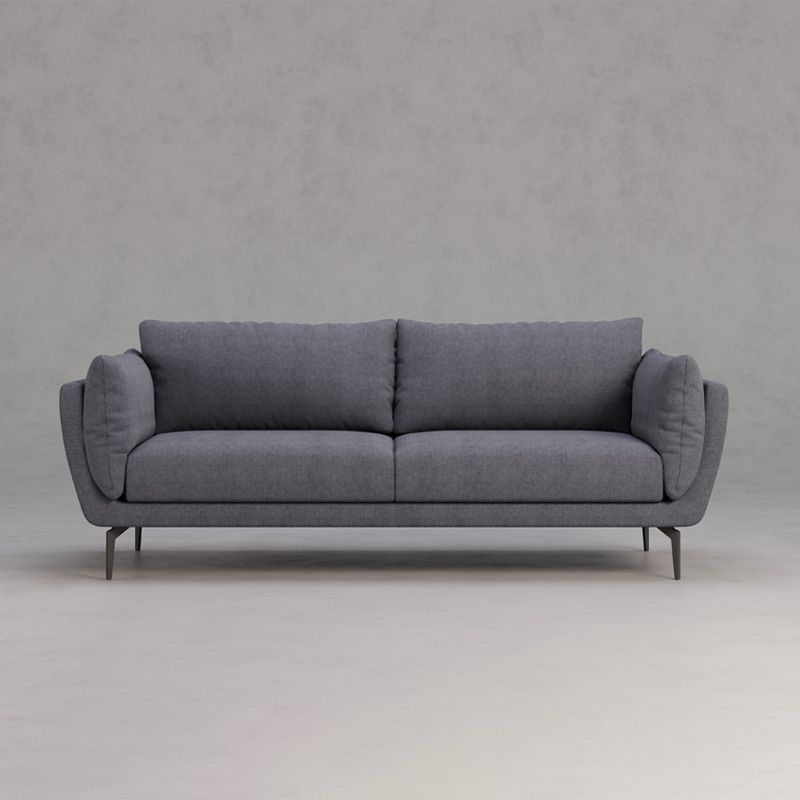 Mélange de coton Sofa moderne 33 "W canapé arrière pour le salon avec le bras de toit