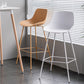 Contemporary Macaroon Counter Stools Armless Plastic Indoor Bar Stool with Iron Base Clearhalo 'Bar Furniture' 'Bar Stools' 'bar_stools' 'furn' 'furn_bar_stools' 'furniture_bar_stools' 'Kitchen & Dining Furniture' 'kitchen&dining_furn' 'kitchen' 'kitchen_furn' Furniture' 1200x1200_9276ebad-b7e1-49d2-8564-42c06ec83783