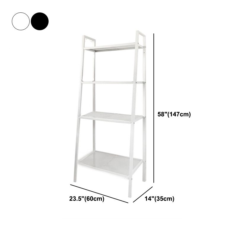 57.87" H Bookshelf Industrial Style Steel 4 Shelves Shelf for Home Office Clearhalo 'Bookcases' 'furn' 'furn_bookcases' 'Furniture' 'furniture_bookcases' 'kitchen' 'kitchen_bookcases' 'Living Room Furniture' 'Office Furniture' 1200x1200_92784ec2-747d-40f6-aa8d-42e3d21f47b3