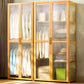Modern Style Wardrobe Cabinet Wood Clothes Rail Wardrobe Armoire for Home
