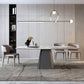 Rectangle Contemporary Dining Room Table White Sintered Stone Table with Pedestal Base Clearhalo ' dining_table' 'Dining Tables & Seating' 'Dining Tables' 'furn' 'furn_dining_table' 'Furniture' 'furniture_dining_table' 'Kitchen & Dining Furniture' 'kitchen&dining_furn' 'kitchen' 'kitchen_dining_table' 1200x1200_9278b12c-a798-4787-b960-84b3c77c65f6
