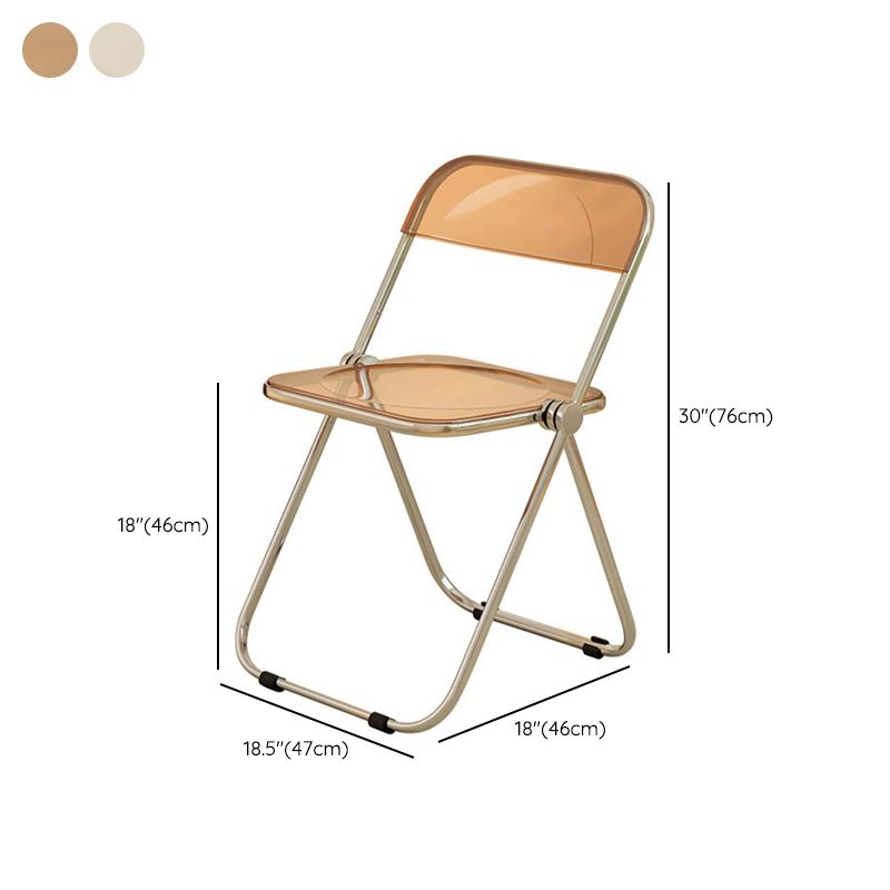 Finitura lucidata 1/4/5 PC set da pranzo con tavolo da pranzo in vetro e sedie pieghevoli