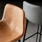 Modern Armless Backrest Counter Stool Iron Household Bar Stool with Leather Cushion Clearhalo 'Bar Furniture' 'Bar Stools' 'bar_stools' 'furn' 'furn_bar_stools' 'furniture_bar_stools' 'Kitchen & Dining Furniture' 'kitchen&dining_furn' 'kitchen' 'kitchen_furn' Furniture' 1200x1200_927b3933-a03d-4537-8549-19c499a95273