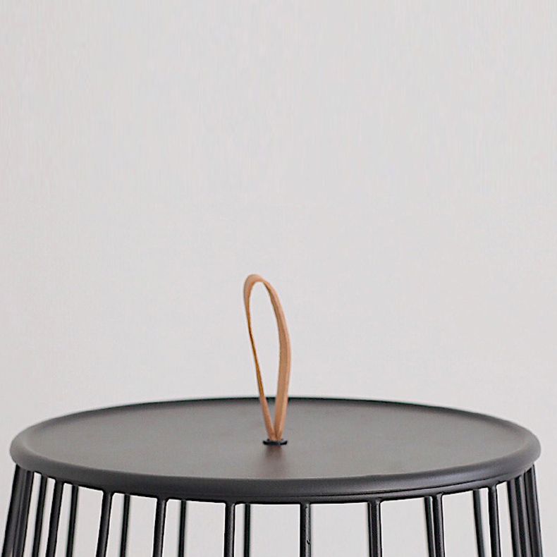 Iron Round Coffee Table Mid-Century Modern Frame Coffee Cocktail Table Clearhalo 'Coffee & Accent Tables' 'Coffee Tables' 'coffee_tables' 'furn' 'furn_coffee_tables' 'Furniture' 'Living Room Furniture' 1200x1200_927dd2d1-9cdf-4179-9094-0c3445f05141