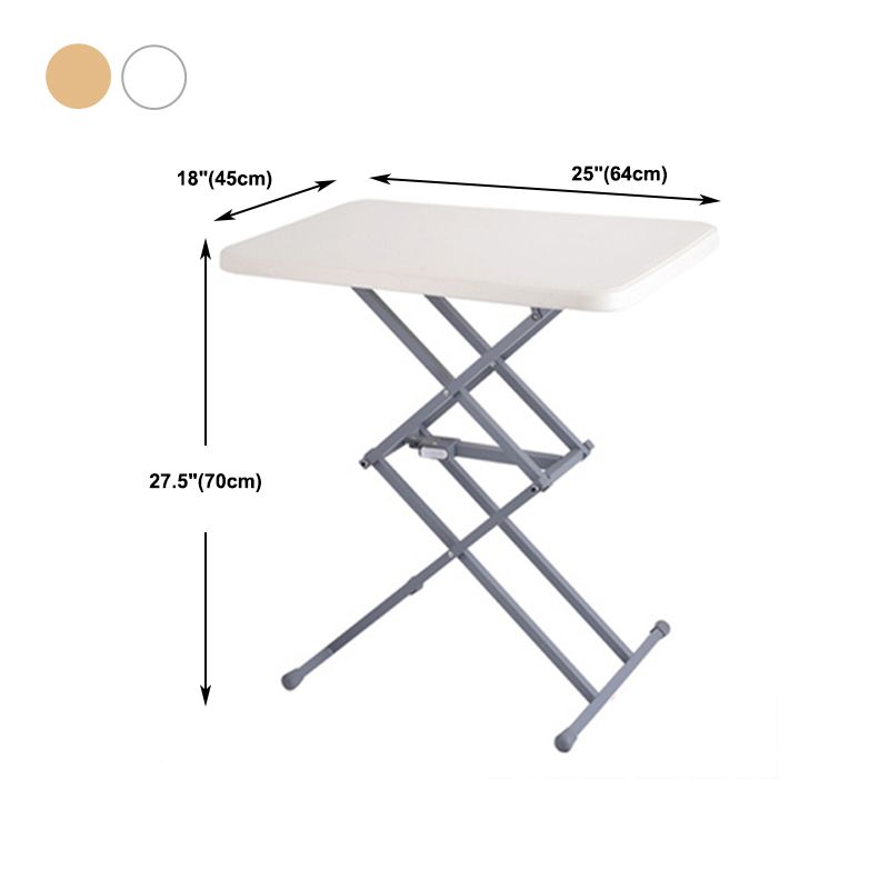 Rectangular Contemporary Standing Desk Converter Plastic Adjustable Folding Table Clearhalo 'furn' 'furn_office_desk' 'Furniture' 'Office Desks' 'Office Furniture' 'office_desk' 1200x1200_927e13b7-00e7-4934-8e1d-41705b69b1b0
