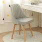 Modern Wooden Chairs Upholstered Solid Back Armless Chair for Home Use Clearhalo ' kitchen&dining_furn' 'Dining Chairs' 'Dining Tables & Seating' 'dining_chair' 'Furniture' 'furniture_dining_chair' 'Kitchen & Dining Furniture' 'kitchen' 1200x1200_927e5922-0cdc-4063-82cf-75b909ffd6ce