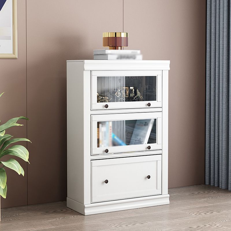 Wooden Barrister Bookcase Contemporary Closed Back Bookcase With Drawer Clearhalo 'Bookcases' 'furn' 'furn_bookcases' 'Furniture' 'furniture_bookcases' 'kitchen' 'kitchen_bookcases' 'Living Room Furniture' 'Office Furniture' 1200x1200_9281e2c0-c585-4c35-ac12-e780d8a51a32