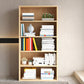 9.5"W Modern Wood Bookshelf Rectangular Shelves Bookcase for Living Room