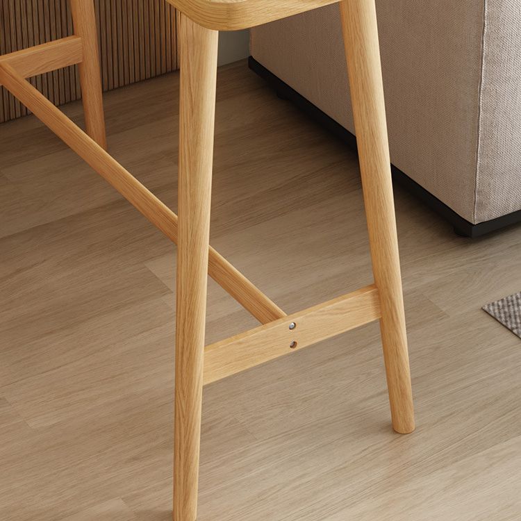 Rechthoekstaaf Tafel Hedendaagse massief houten staaftafel met schroefbasis