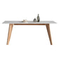 Rectangle Contemporary Dining Room Table White Sintered Stone Table with Ash Solid Wood Base Clearhalo ' dining_table' 'Dining Tables & Seating' 'Dining Tables' 'furn' 'furn_dining_table' 'Furniture' 'furniture_dining_table' 'Kitchen & Dining Furniture' 'kitchen&dining_furn' 'kitchen' 'kitchen_dining_table' 1200x1200_9282f60c-38c1-4a3a-aa7e-cb9482e253c0