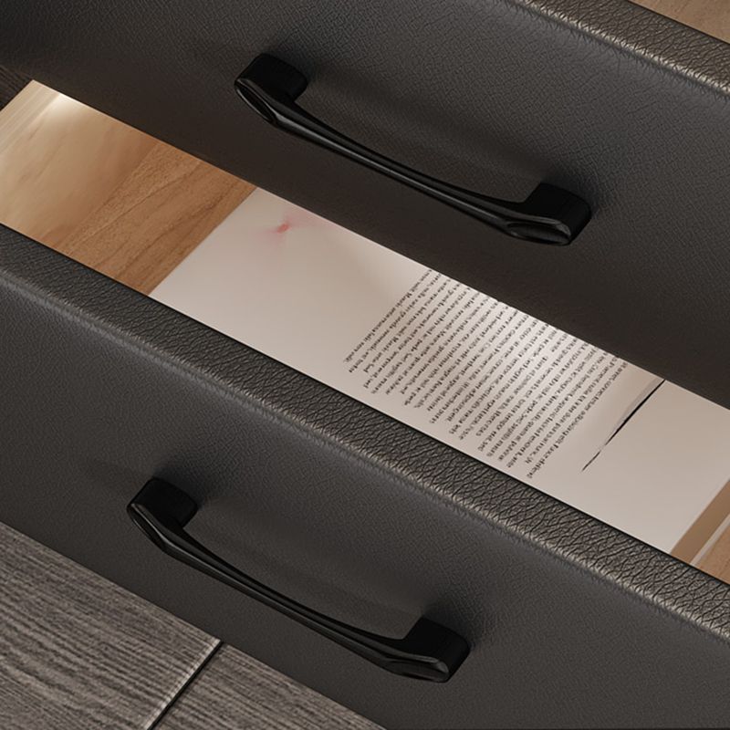 Mesa nocturna contemporánea gabinete de noche contemporáneo con 2 cajones