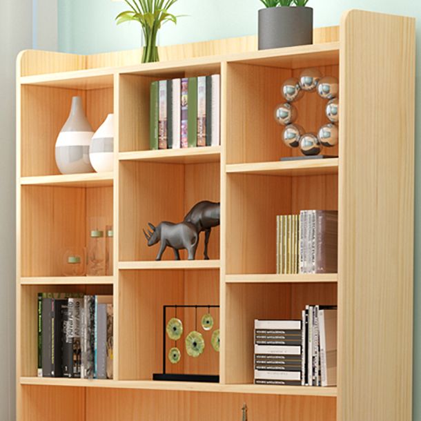 Distanza di libreria con angolo in legno massiccio moderno da 29,5 pollici per la scrivania per la casa