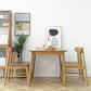 Solid Oak Dining Table Modern Rectangle Dining Table with 4 Natural Finish Legs Clearhalo 'Dining Tables & Seating' 'Dining Tables' 'dining_table' 'furn' 'furn_dining_table' 'Furniture' 'furniture_dining_table' 'Kitchen & Dining Furniture' 'kitchen' 'kitchen_dining_table' 1200x1200_9288c3e3-9894-4ddc-9edb-5eb23068cf0a