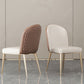 Nordic Style Leather Dining Chairs for Home Armless Solid Back Chair Clearhalo 'Dining Chairs' 'Dining Tables & Seating' 'dining_chair' 'furn' 'furn_dining_chair' 'Furniture' 'furniture_dining_chair' 'Kitchen & Dining Furniture' 1200x1200_92895314-a35e-45e7-91e0-ddcfe79c5596