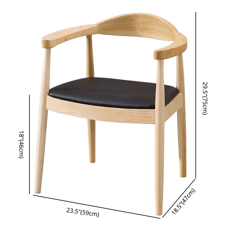 Traditional Style Solid Wood Chairs Kitchen Dining Open Back Side Chair Clearhalo ' kitchen&dining_furn' 'Dining Chairs' 'Dining Tables & Seating' 'dining_chair' 'furn' 'furn_dining_chair' 'Furniture' 'furniture_dining_chair' 'Kitchen & Dining Furniture' 'kitchen' 1200x1200_928a0c92-a87e-4a68-b995-bdb063972395