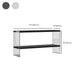Rectangle Shape Contemporary Console Table Black/White Console Sofa Table Clearhalo 'Console Tables' 'console_tables' 'Entry & Mudroom Furniture' 'furn' 'furn_console_tables' 'Furniture' 1200x1200_928be20c-bc7f-4c96-b08f-e5382ef92839