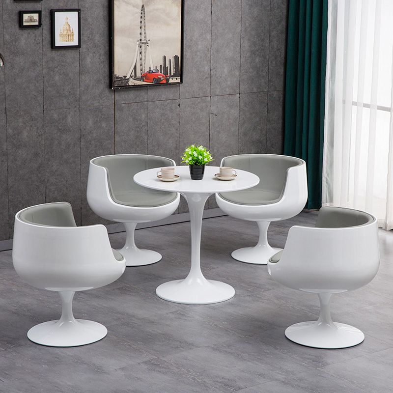 Eigentijdse stenen dinerset 1/2/5 stuks rond eettafel set