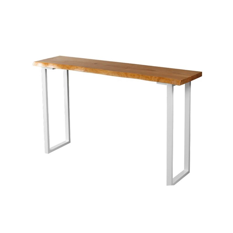 Contemporary Pub Table with Sled Rectangle Pine Wood Top Bar Table Clearhalo 'Bar Furniture' 'Bar Tables' 'bar_tables' 'furn' 'furn_bar_tables' 'Furniture' 'Kitchen & Dining Furniture' 1200x1200_928d2ca6-4675-47c1-b8b3-3afa4ddadcb6