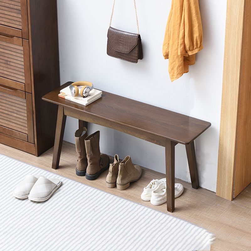 Contemporary Seating Bench Solid Wood Bench with Squared Legs Clearhalo 'Benches' 'Chairs & Seating' 'furn' 'furn_benches' 'Furniture' 'Living Room Furniture' 1200x1200_929057b3-3c1d-463f-8006-40948d53cbbc