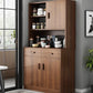 Engineered Wood Sideboard with Drawers Modern Kitchen Buffet Sideboard Clearhalo 'buffet_sideboard' 'Buffets & Sideboards' 'furn' 'furn_buffet_sideboard' 'Furniture' 'Kitchen & Dining Furniture' 1200x1200_92920e67-cd08-4c15-884a-043ab9f9098f