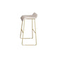 Faux Leather Bar Stool Modern Bar Height Armless Stool with Gold Base Clearhalo 'Bar Furniture' 'Bar Stools' 'bar_stools' 'furn' 'furn_bar_stools' 'Furniture' 'Kitchen & Dining Furniture' 1200x1200_92928b00-94e6-4b81-b351-968d0ced4801