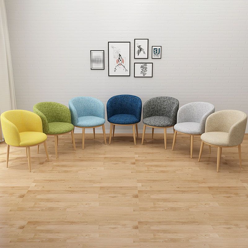 Modern Style Natural Iron Arm Chair Upholstered Side Chair for Dining Room Clearhalo 'Dining Chairs' 'Dining Tables & Seating' 'dining_chair' 'furn' 'furn_dining_chair' 'Furniture' 'furniture_dining_chair' 'Kitchen & Dining Furniture' 1200x1200_92943f65-7f69-4bff-9fa0-3181099bca79