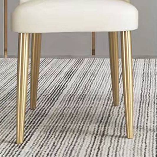 Nordic Style Dining Chairs Armless Side Chair for Kitchen with Metal Legs Clearhalo ' kitchen&dining_furn' 'Dining Chairs' 'Dining Tables & Seating' 'dining_chair' 'furn' 'furn_dining_chair' 'Furniture' 'furniture_dining_chair' 'Kitchen & Dining Furniture' 'kitchen' 1200x1200_929454f2-fca7-44c6-b511-ed2873bd4e0b