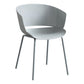 Modern Plastic Chair Parsons Chair in Matte Finish for Indoor