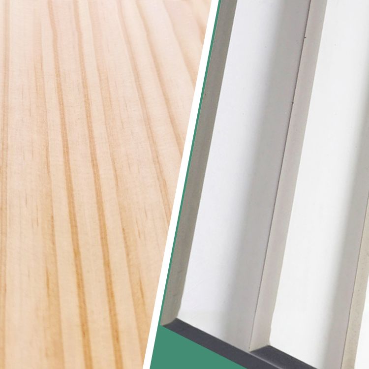 Contemporary Wood Bookshelf Open Back Bookcase for Home Office