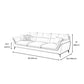 34.65" H Scandinavian Standard Pillow Top Arm Sofa With Biscuit Back Clearhalo 'furn' 'furn_sofas' 'Furniture' 'furniture_sofas' 'kitchen' 'kitchen_sofas' 'Living Room Furniture' 'Sofa' 'sofas' 1200x1200_929a0243-9c66-414c-8655-423b50961827