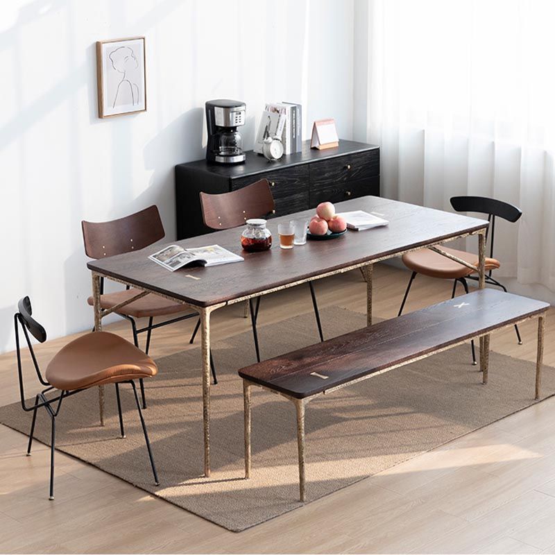 Tavolo da pranzo tradizionale 4 gambe tradizionale tavolo da pranzo tradizionale in legno e ferro