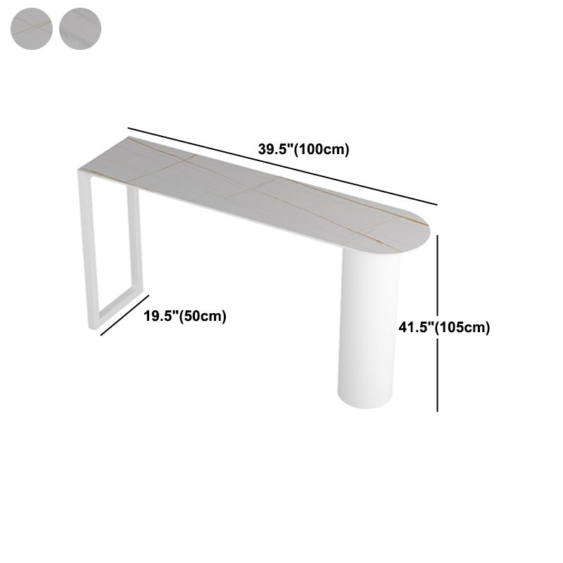 Ensemble de Table de Pub en pierre frittée moderne, 1/2/5 pièces, Table de comptoir en métal