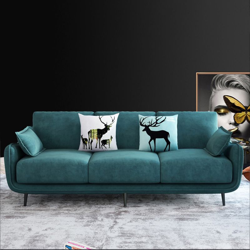 Pure Color Sofa Flared Arm Slipcovered Sofa for Room and Home Clearhalo 'furn' 'furn_sofas' 'Furniture' 'furniture_sofas' 'kitchen' 'kitchen_sofas' 'Living Room Furniture' 'Sofa' 'sofas' 1200x1200_929d1e42-50d2-4afe-a38c-85861856358e
