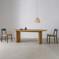 Contemporary Solid Wood Table Oval Double Pedestal Home Kitchen Furniture Clearhalo ' dining_table' 'Dining Tables & Seating' 'Dining Tables' 'furn' 'furn_dining_table' 'Furniture' 'furniture_dining_table' 'Kitchen & Dining Furniture' 'kitchen&dining_furn' 'kitchen' 'kitchen_dining_table' 1200x1200_929de480-762a-4c5d-ad34-c3a6a3751bc8