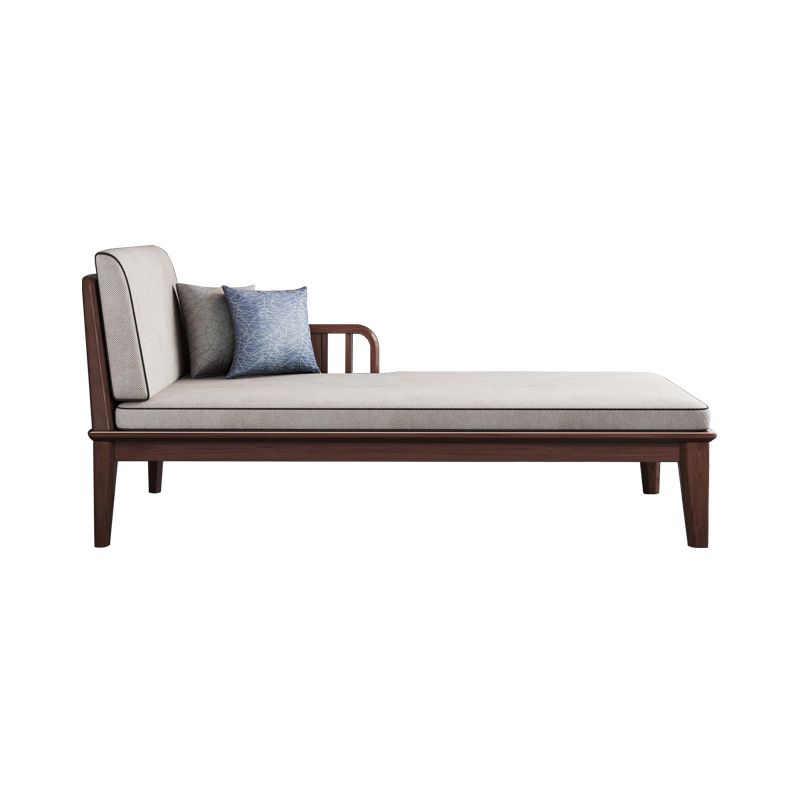 71.65" L Walnut Slipcovered Chaise Lounge Couch with 2 Pillows Clearhalo 'Chairs & Seating' 'Chaise Lounge' 'chaise_lounge' 'furn' 'furn_chaise_lounge' 'Furniture' 'Living Room Furniture' 1200x1200_929f53fb-a39a-4c91-aead-6f9895f4a696