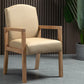 Contemporary Dining and Accent Chairs Matte Finish Parsons Arm Chair Clearhalo ' kitchen&dining_furn' 'Dining Chairs' 'Dining Tables & Seating' 'dining_chair' 'furn' 'furn_dining_chair' 'Furniture' 'furniture_dining_chair' 'Kitchen & Dining Furniture' 'kitchen' 1200x1200_92a04f94-25ba-49b8-9ddc-0b0869652513