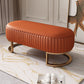 Modern Upholstered Bedroom Bench 16.5"H Seating Bench with Gold Metal Base Clearhalo 'Benches' 'Chairs & Seating' 'furn' 'furn_benches' 'Furniture' 'Living Room Furniture' 1200x1200_92a3ea60-c6e6-4c8b-9ee3-c03a3bb1f3a5