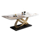 Stone Top Dining Table Contemporary Dining Table with Pedestal Base Clearhalo 'Dining Tables & Seating' 'Dining Tables' 'dining_table' 'furn' 'furn_dining_table' 'Furniture' 'Kitchen & Dining Furniture' 1200x1200_92a4ab94-443d-4c57-9f55-2c37e7266680